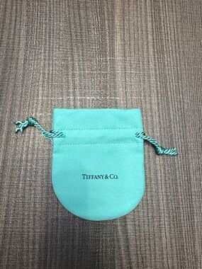 Tiffany & Co. Blue Drawstring Jewelry Pouch